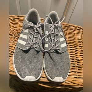 Adidas Neo Cloudfoam grey running shoes 9.5-Wore just a few times -like new